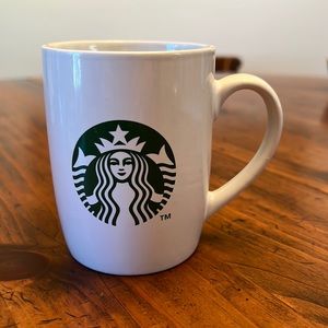 Small White Starbucks Mug 2012